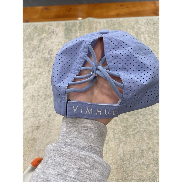 Vimhue High Ponytail Hat Cap Sz 57 Blue Periwinkle Active Pickleball Tennis - Picture 3 of 6